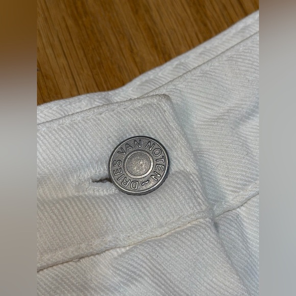 DRIES VAN NOTEN DENIM SHORT 28 button fly rigid cotton - Picture 2 of 10